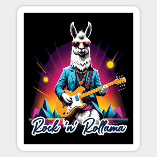 Rock'n'Rollama Sticker